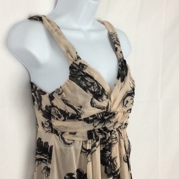 Express Mesh Babydoll Floral Peasant Tank Top Sz S - Picture 4 of 12